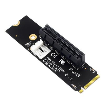 NGFF M.2 To PCI-E 4X Hard Drive Converter Reader Compatible with X1 X4 X8 X16 PCI-e Interface Static Bag Packaging