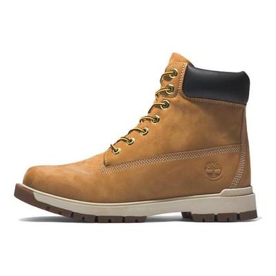 Timberland Stivali da uomo in pelle impermeabili e resistenti a metà polpaccio, da esterno, gialli A5NGZ231