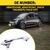 A03Z-Chrome Driver's Left Front Door Outer Handle For Fiat 500 735485875, 735451697,68069943AB Exterior Door Handle