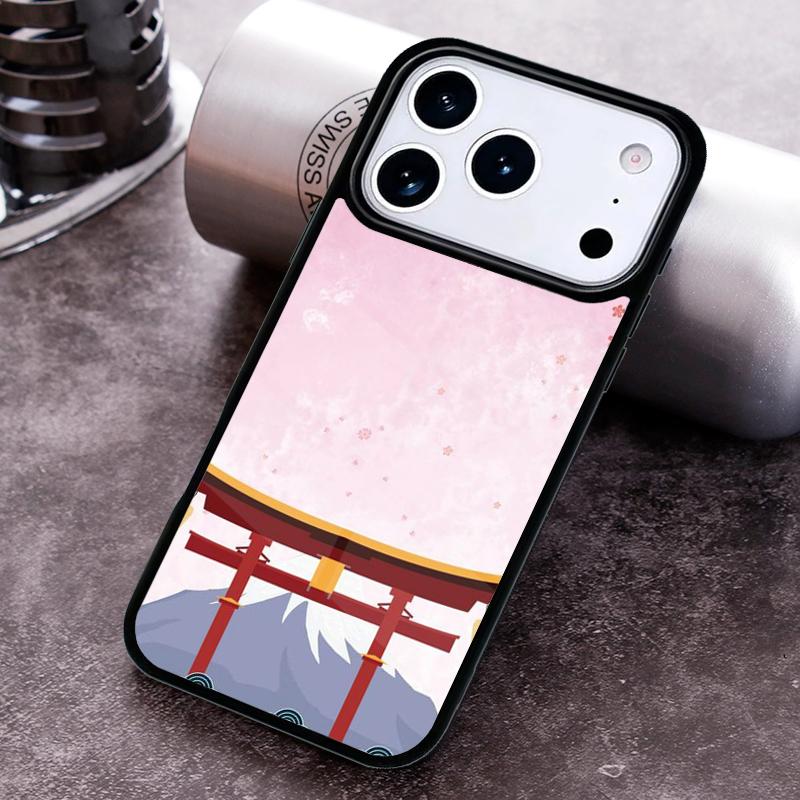 Japanese art Mount Fuji Phone Case for iPhone 17 16 15 Pro Max Air 14 13 12 11 Plus Shockproof Cover