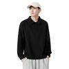 Spring and Autumn New Men's Korean Style Car Logo Lapel Long Sleeve POLO Shirt Trendy Couple Internet Celebrity Same Stylish Fashion Top