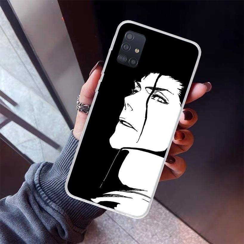 Bleach Aizen Sousuke Phone Case For Samsung Galaxy A52 A51 A50S A32 A22 A12 A02S A72 A71 A31 A70 A30S Note 20 Ultra 10 Plus S10