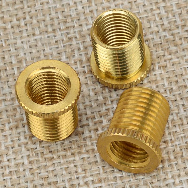 5Pcs M10x1.25 Aluminum Alloy Gear Knob Thread ert Nut Adapter