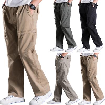Men's Outdoor  Sports  Loose  Leisure  Multiple Pockets  Work Pants  Trousers