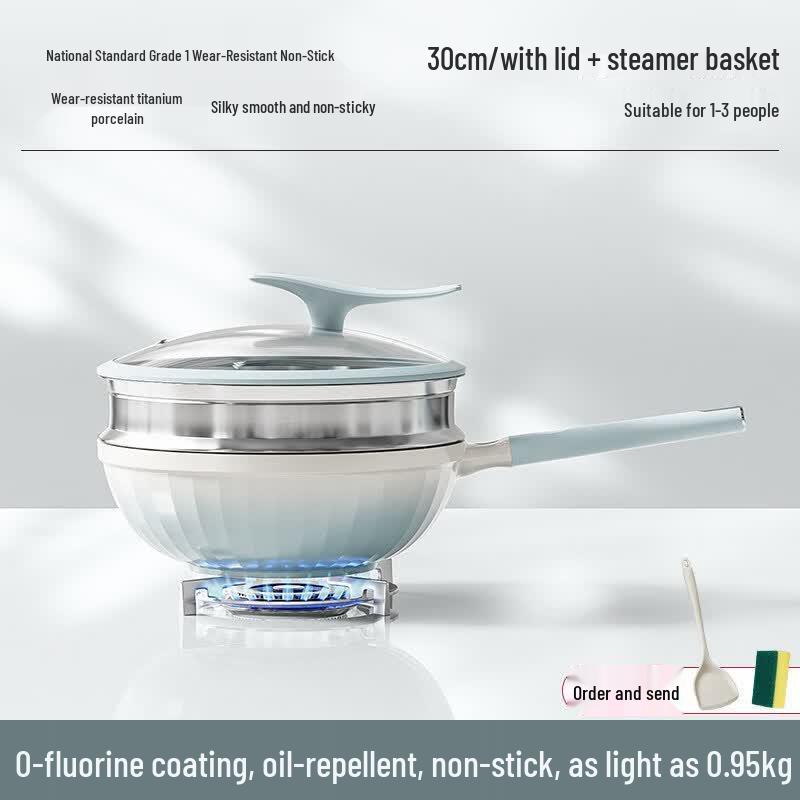 Star Titanium Ceramic Non-stick Frying Wok