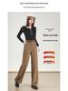 2025 High-End Women’s Wide-Leg Pants: Autumn/Winter Draping, Warm & Slimming, Floor-Length Suit Trousers