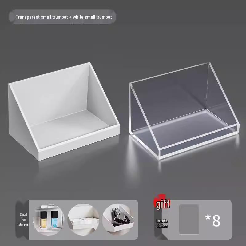 Wall-Mounted Bathroom Mirror Cabinet with Storage for Cosmetics and Lipsticks