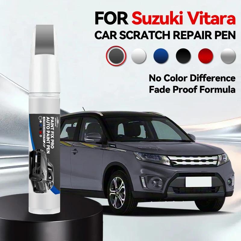 Exklusives Fahrzeugzubehör für Suzuki Vitara Autolack Reparaturstift Touch-Up Kratzerentferner DIY Auto Zubehör Weiß Silber YH O