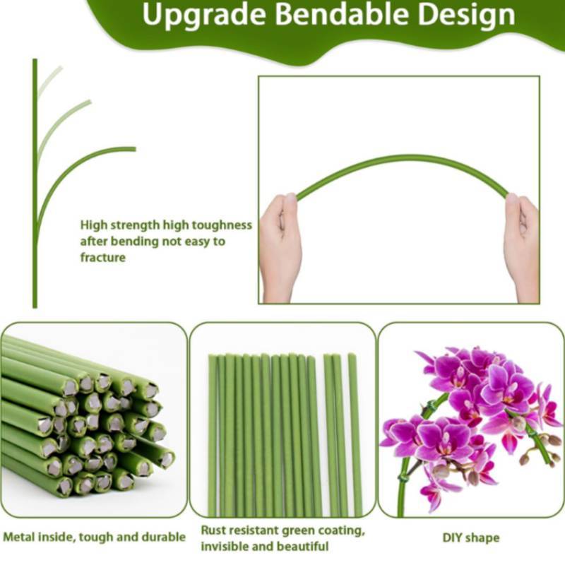 Garden Plant Support Stakes With Adjustable Water Flow For Home Gardening Enthusiasts