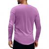 Men's V-neck Long-sleeved Top Is Casual