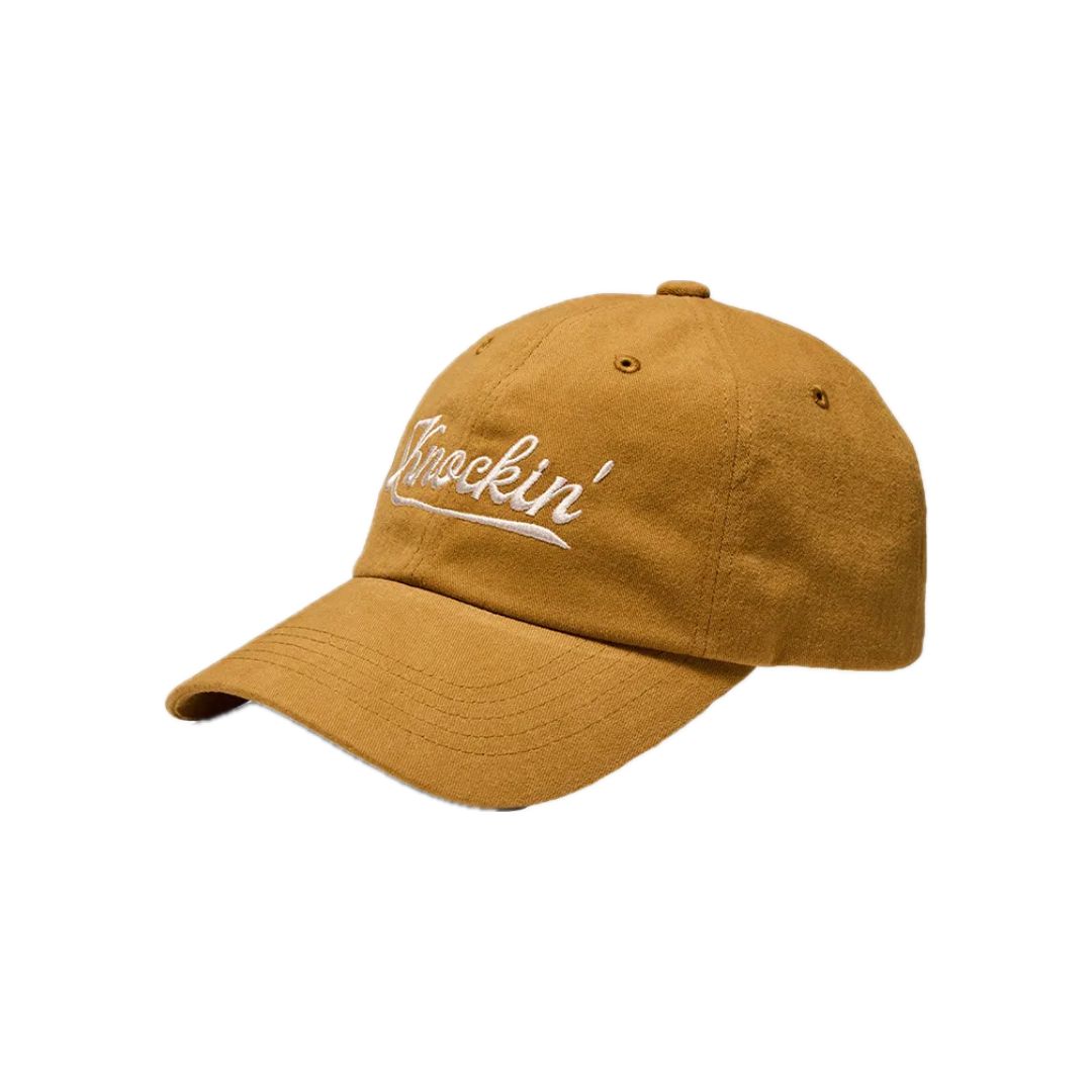 KNOCKIN LOGO B.B CAP Mustard