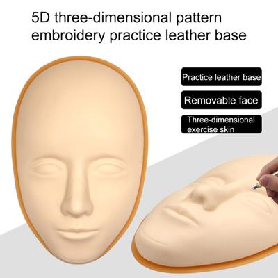 Tattoo Training Fake Skin Three-dimensional Non-tarnishing Soft Eyebrow Tattooing Eyeliner Drawing Practice Training Skin Beginner Supply