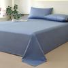 Comfortable 100% Cotton Bed Sheet For Bedroom Single Double Bed Big Size Solid Color Bed Cover