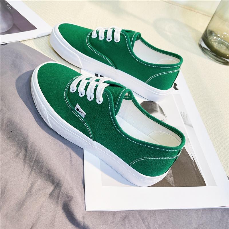 Spring new low-top espadrilles female students in flat-bottomed versatile low-top trendy casual skateboard shoes