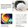 Artistic skull 2D Flat Pattern Flannel Blanket High quality All Seasons Warmth and Comfort Perfect for Christmas Gifts.MMT0918596