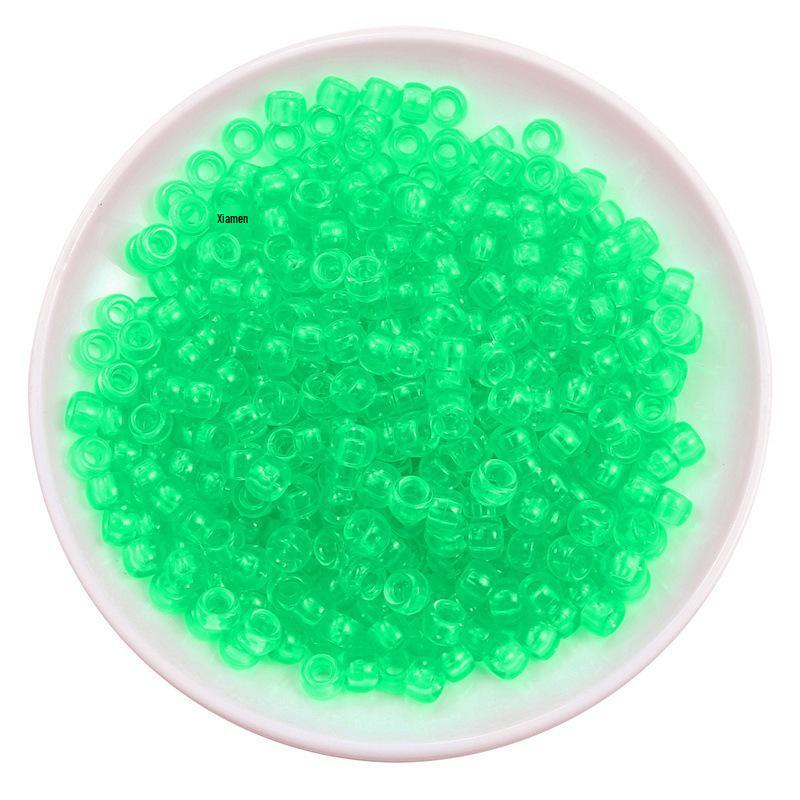 Acrylic Large Hole Barrel Beads 9x6mm for DIY Bracelet Jewelry Making