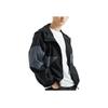 Li Ning Sports Fashion Series Water-Resistant Color-Block Loose Sports Jacket Men Jacket Black AFDR027-4