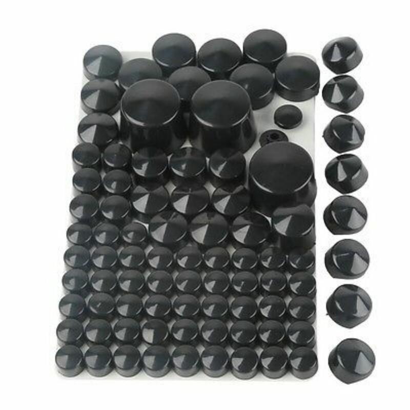 Motorfiets 87 stuks Chroom Zwart ABS Bout Dopjes Deksel Set Voor Harley Softail Twin Cam 1984-2006 2007-2013