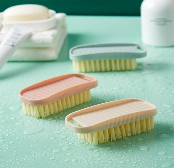 Soft Bristle Colorful Shoe Cleaning Brush - Durable Laundry and Household Use