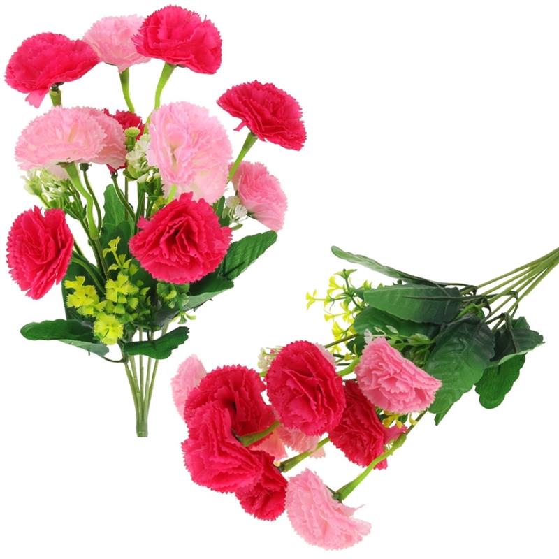 Chrysanthemum Bouquet Artificial Flowers for Vase Decoration Composition 35 Cm - Pink
