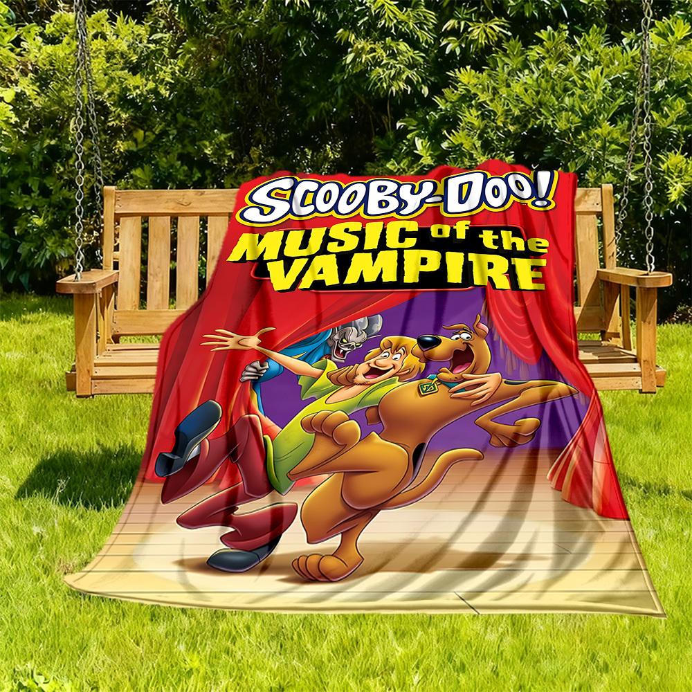 

1PC Scooby-Doo Outdoor Blanket Lightweight Flannel, Soft & Warm, All-Season Use for Sofa, Outdoor104 130x150cm