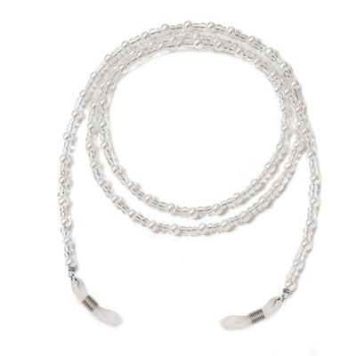 Fashion Crystal Beads Eyeglass Holder Beaded Cord Holder Mask Lanyard Anti Drop Nonslip Glasses Straps Women Men