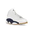 Air Jordan 13 Retro Midnight Navy Unisex Sneakers Blau Weiß Gummi-Hellbraun 414571-140