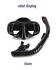 Wave Pro Snorkel Set: Silicone Dry Snorkel & Large Frame Prescription Diving Mask