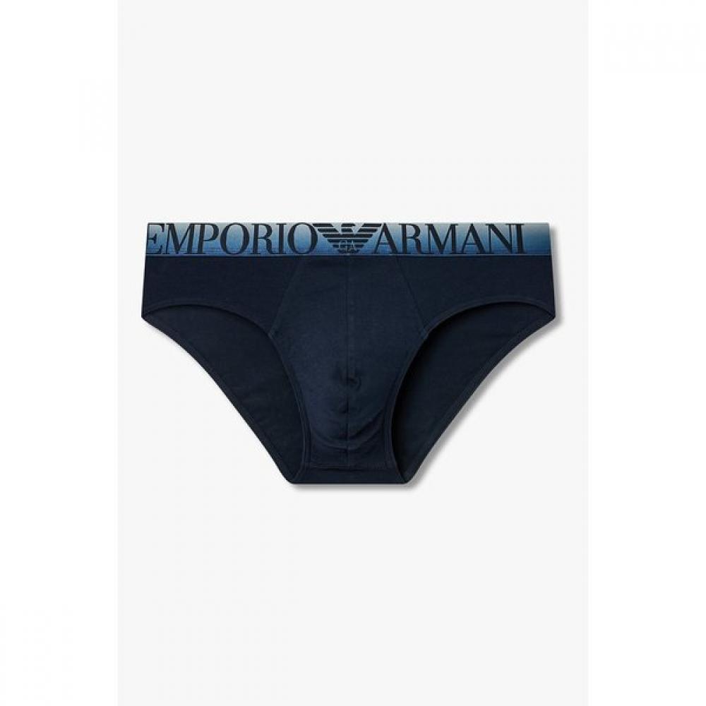Emporio Armani Men S Gradient Big Logo Brief  0816111014 S(95)