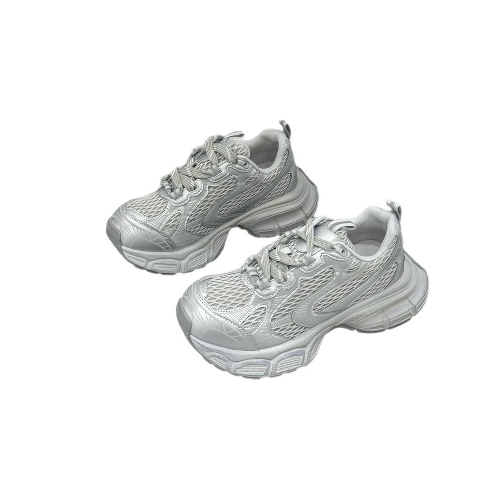 Chaussures de papa épaisses à semelles légères et polyvalentes pour femmes, nouvelles chaussures de sport décontractées à semelles souples pour femmes pour le printemps