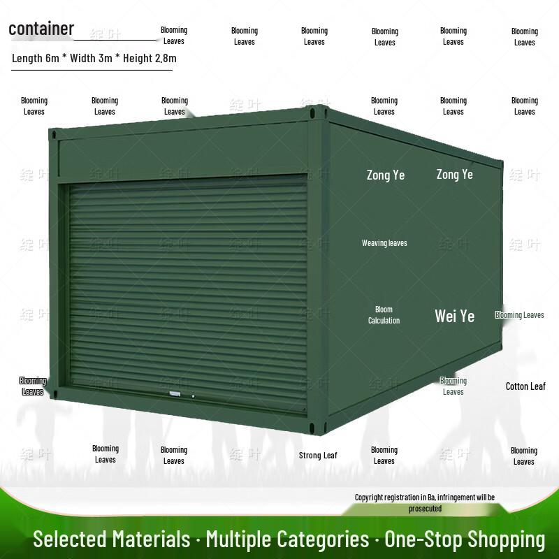 Zhan Ye Mobile Container House with Manual Roller Shutter