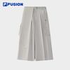 FUSION Women's Loose Winter Cargo Skirt-Pants