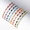 Gold Plated Aquamarine Baguette CZ Adjustable Tennis Bracelet – Dainty Summer Jewelry, Sparkle Gift for Women