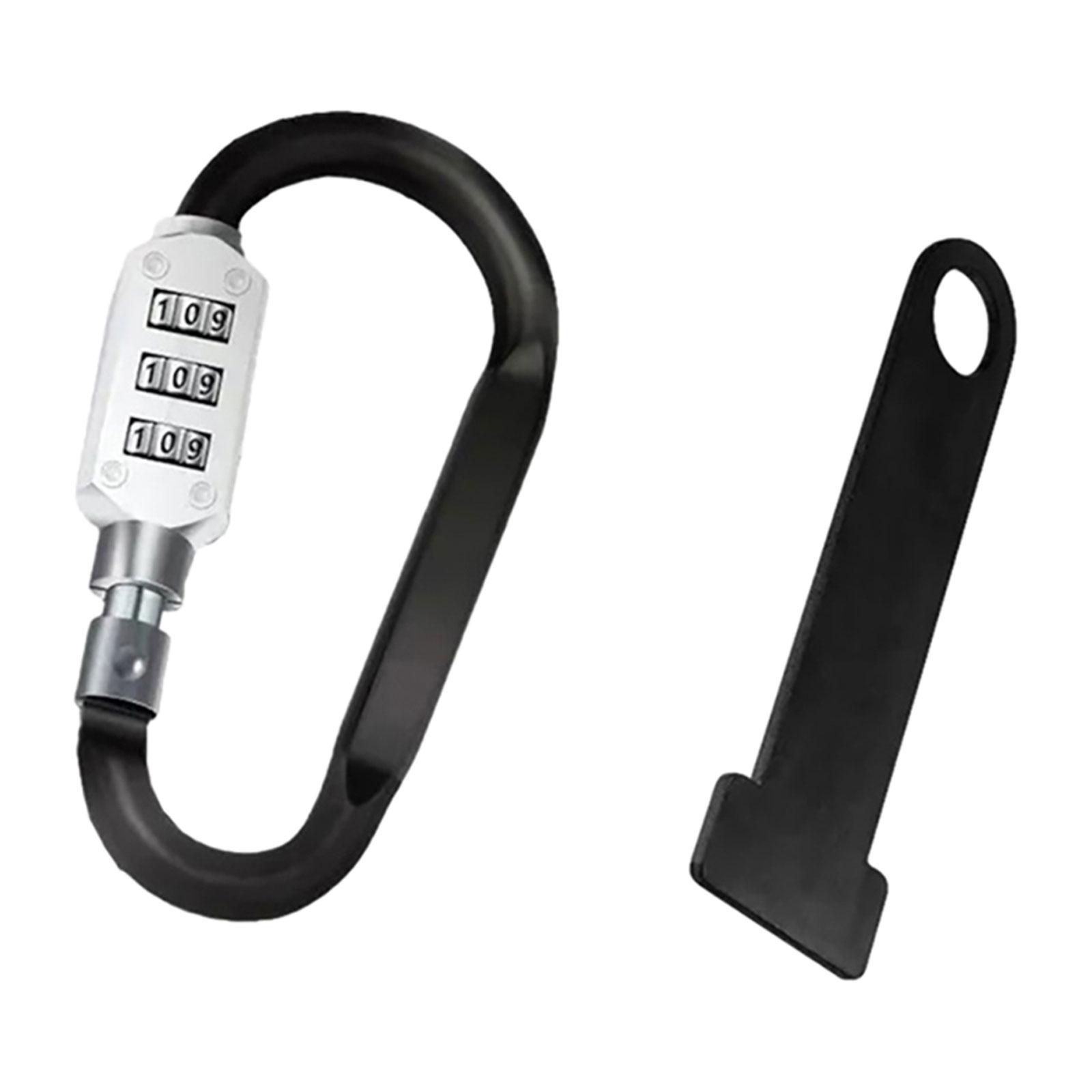 Generic Motorcycle Helmet Lock Motorcycle Parts Easy Installation Anti Lose чёрный