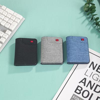 Billetera Vertical de Lona Corta para Hombre Billetera para Hombre Billetera para Hombre et
