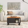  Coffee Table, 60x50x35 Cm, Solid Acacia Wood