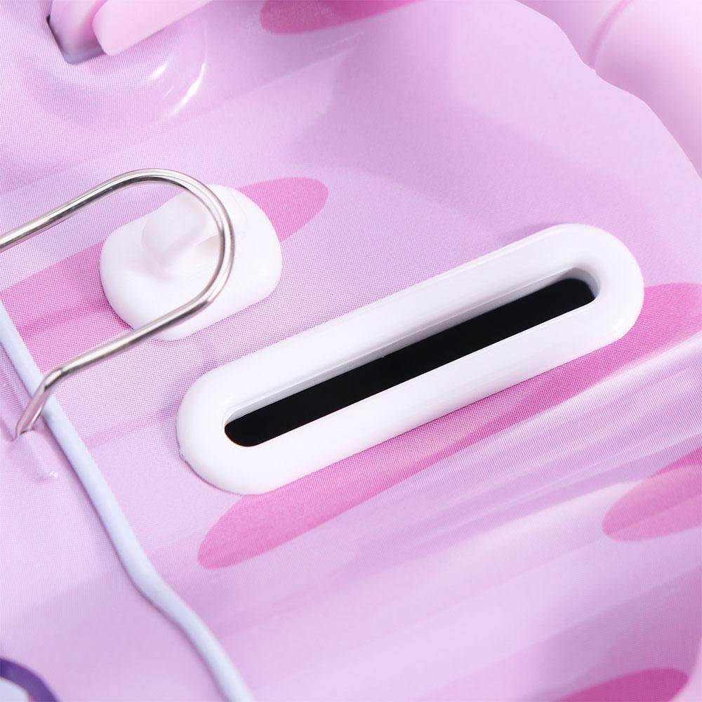 Cartoon Children Saving Box With Lock Coin Deposit Box Portable Cat Piggy Bank  Room