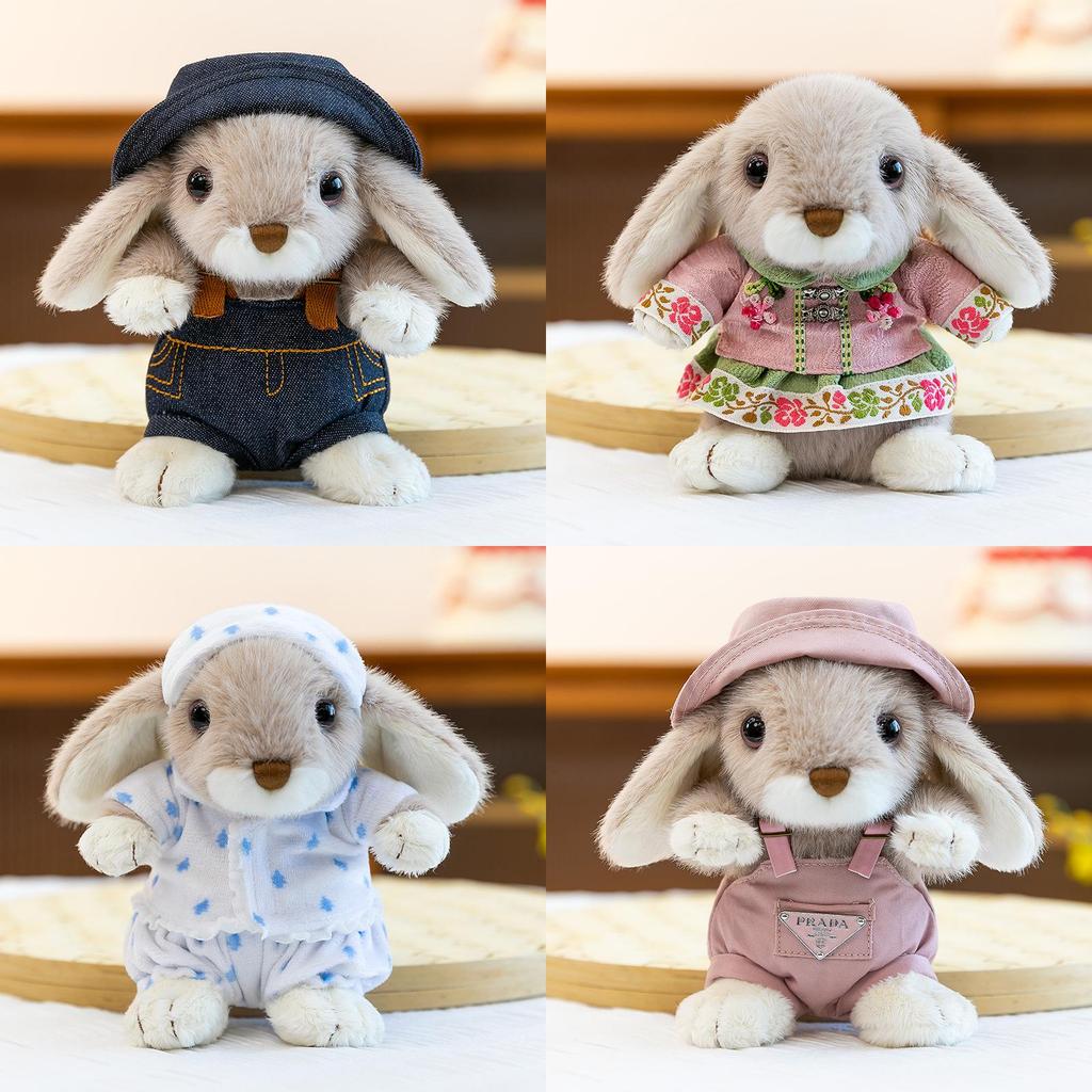 Cartoon Bunny Plush Toy For Children Bedtime Comfort With Pp Cotton Filling