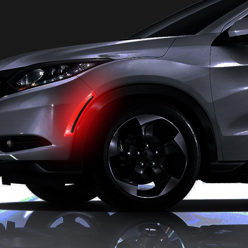 Reflexní gumové lišty proti kolizi a poškrábání pro auto
