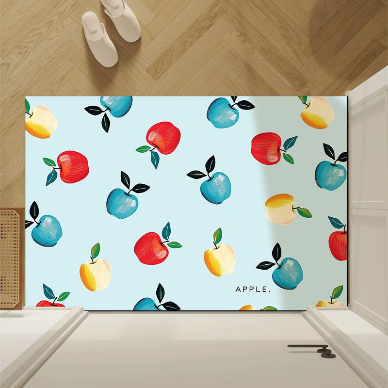 Household Bathroom Floor Mats, Bedroom Toilet Door Mats, Entry Door Carpets, Bathroom Absorbent and Stain-resistant Mats