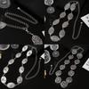 Retro Ethnic Metal Waist Chain With Geometric Buckle For Womens Casual Looks