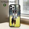 Clever Border Collie Dog Phone Case For iPhone17,16,15,14,13,12,11 Plus,Pro Magnetic with Magsafe Wireless Charging