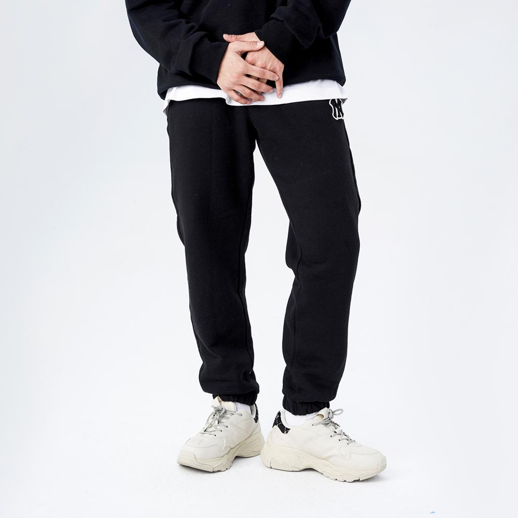 New MLB New York Yankees Knitted Sweatpants Unisex Black 3APT00216-50BKS