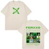 Rapper Feid Ferxxo Falxxo Tour 2026 Print Tshirt Unisex Unisex Fashion Hiphop Tshirt Shortsleeved Casual Cotton Vintage Tshirts