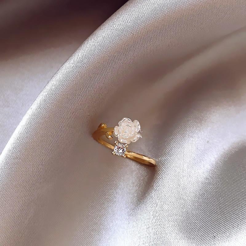 

Cold Wind Zircon Star Ring Female Star Niche Design Sense Index Finger Ring Fashion Personalized Jewelry Adjustable opening