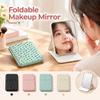 Foldable Cosmetic Mirror Mini Pocket Mirror Portable PortbaleVanity Mirror  Desktop Use