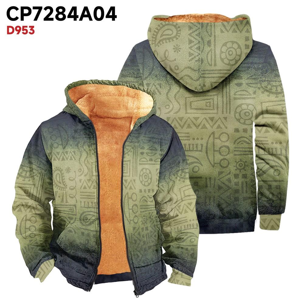 Pánský kabát do kapsy s dlouhým rukávem Fashion Plus Velvet Overcoat