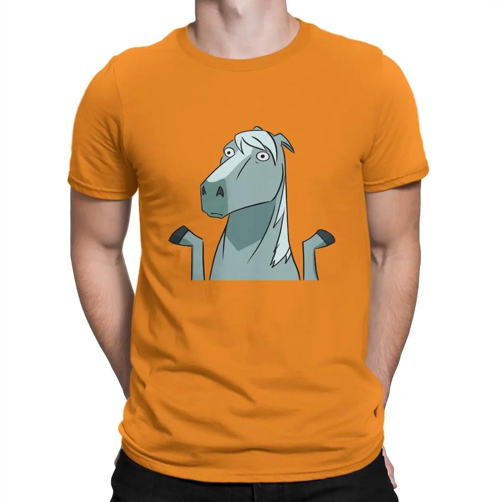 Centaurworld T-Shirts für Pferde Simplicitys Vintage Reines Baumwoll-T-Shirt Rundhals Kurzarm T-Shirts Sommerkleidung Unisex