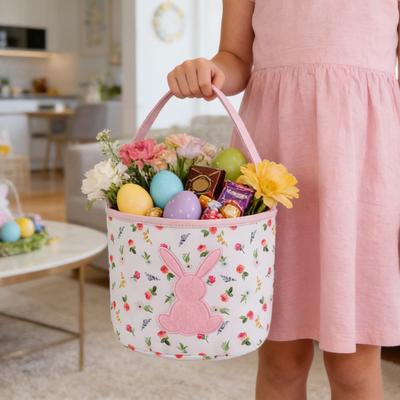 Bolsa de Tote de Pascua Cesta Decorativa de Conejo Bolsa de Fiesta de Primavera Recolección de Huevos Fiesta Festiva Decoración Interior Exterior