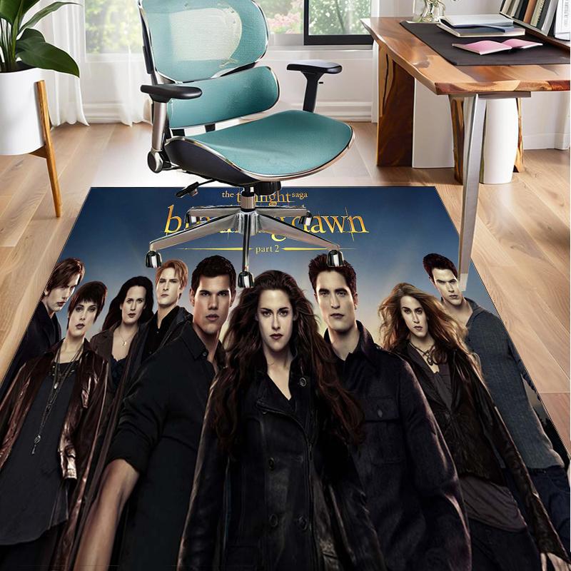 vampire Saga Characters Office Rug Chair Mat, Game Carpet, Suitable for Front Door, Bedroom, Living Room, Desk, Holiday Gift